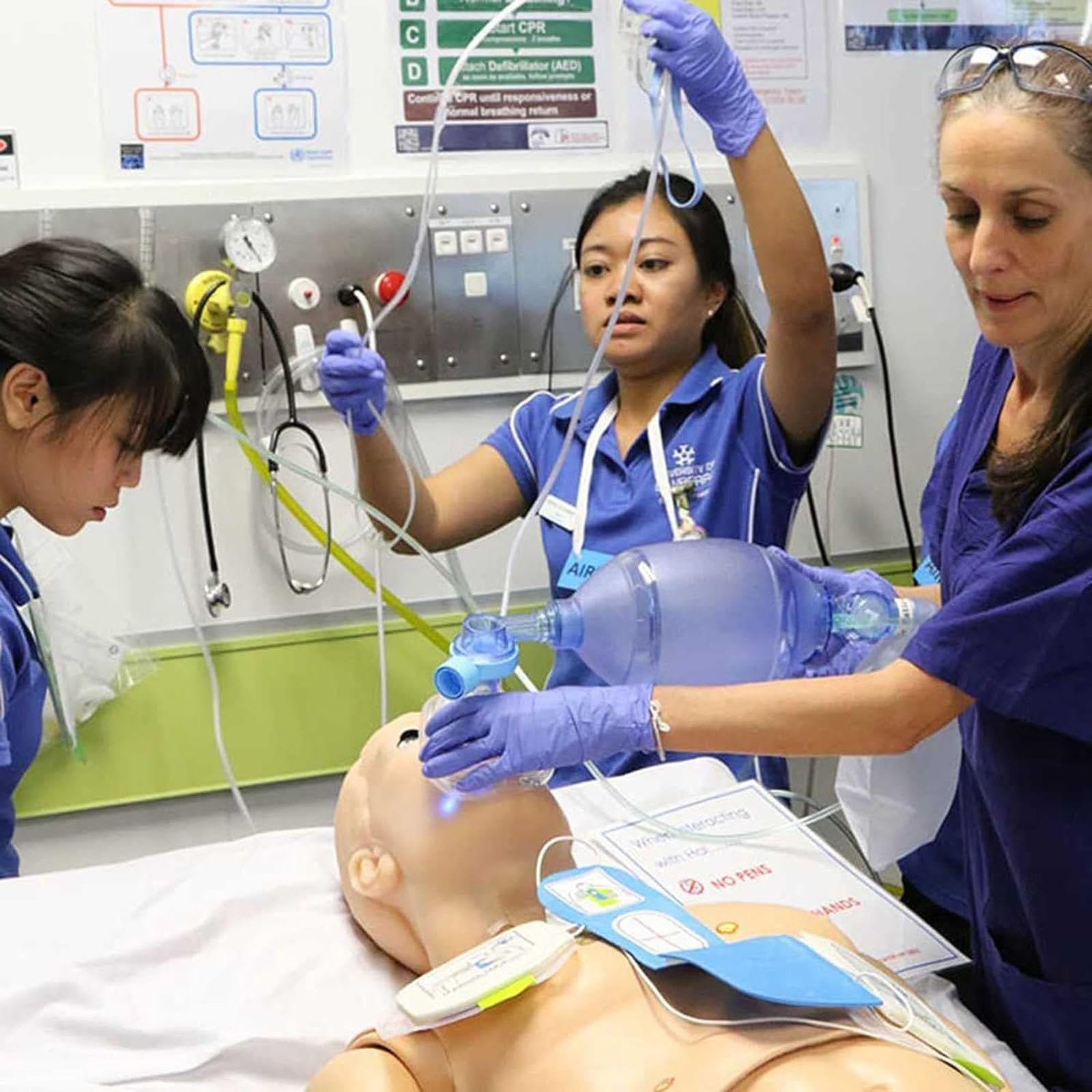 Patientenpflege-Männchen-Training, anatomisches menschliches Modell-Training, CPR-Simulator Basic, Ganzkörper-Trainings-Mannequin, für Studenten, die in der Krankenpflegeausbildung unterrichten.