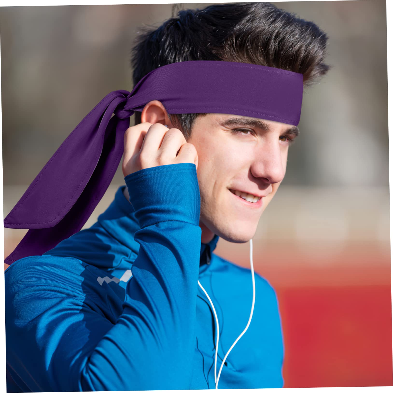 Diadema Deportiva Absorbente de Sudor 15 Piezas, 95% Poliéster 5% Elastano