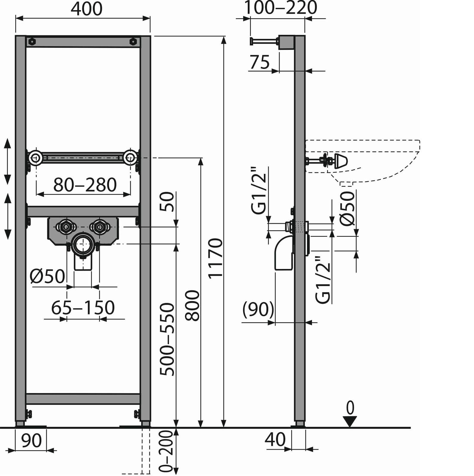 Waschtisch - Element 1200 ALCA