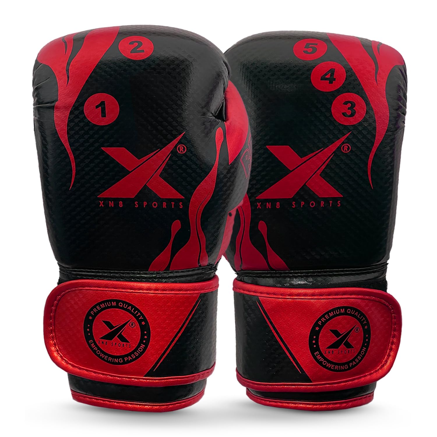 Xn8 Sports Kids Boxing Gloves 4oz & 6oz – Training & Sparring Gloves for Punch Bag, Kickboxing, Muay Thai & MMA – Boys & Girls Junior Punching Gloves with Multi-Layer Padding