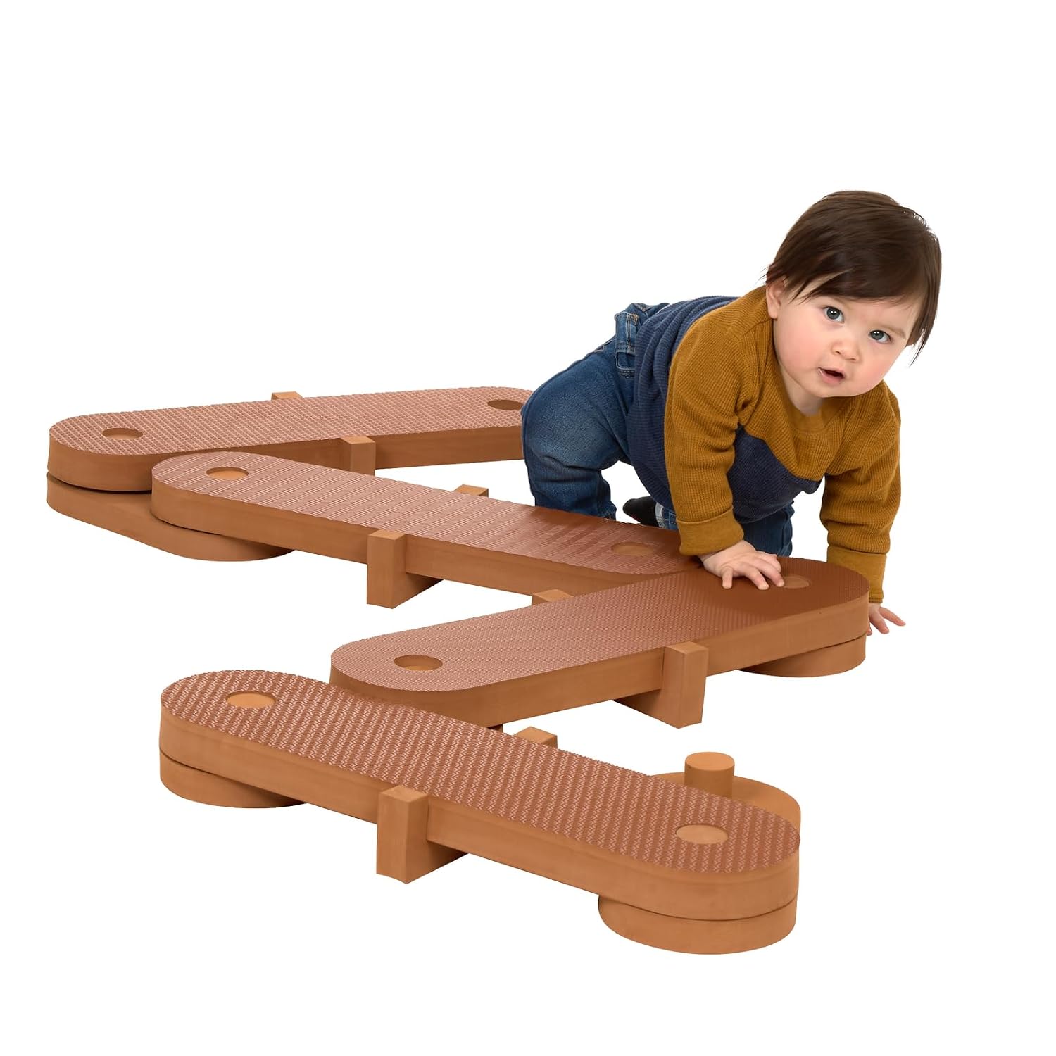Excellerations Soft Build n' Play Foam Sensory Belly Boards - Set of 4
