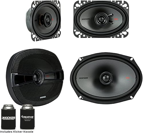 Miniatura 2 de KICKER Para finales de los 90, principios de los años 2000, GM Coupes y sedanes. Un par de altavoces 44KSC4604 4x6 y un par de 44KSC6904 6x9 s