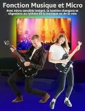 Daymeet TV Led Lights, 5M LED Lights for TV with Remote RGB Led Lighting for 55-85inch Monitor, USB Powered Light Behind, 5050 Backlight Sync with Music, Bluetooth APP Control - 6