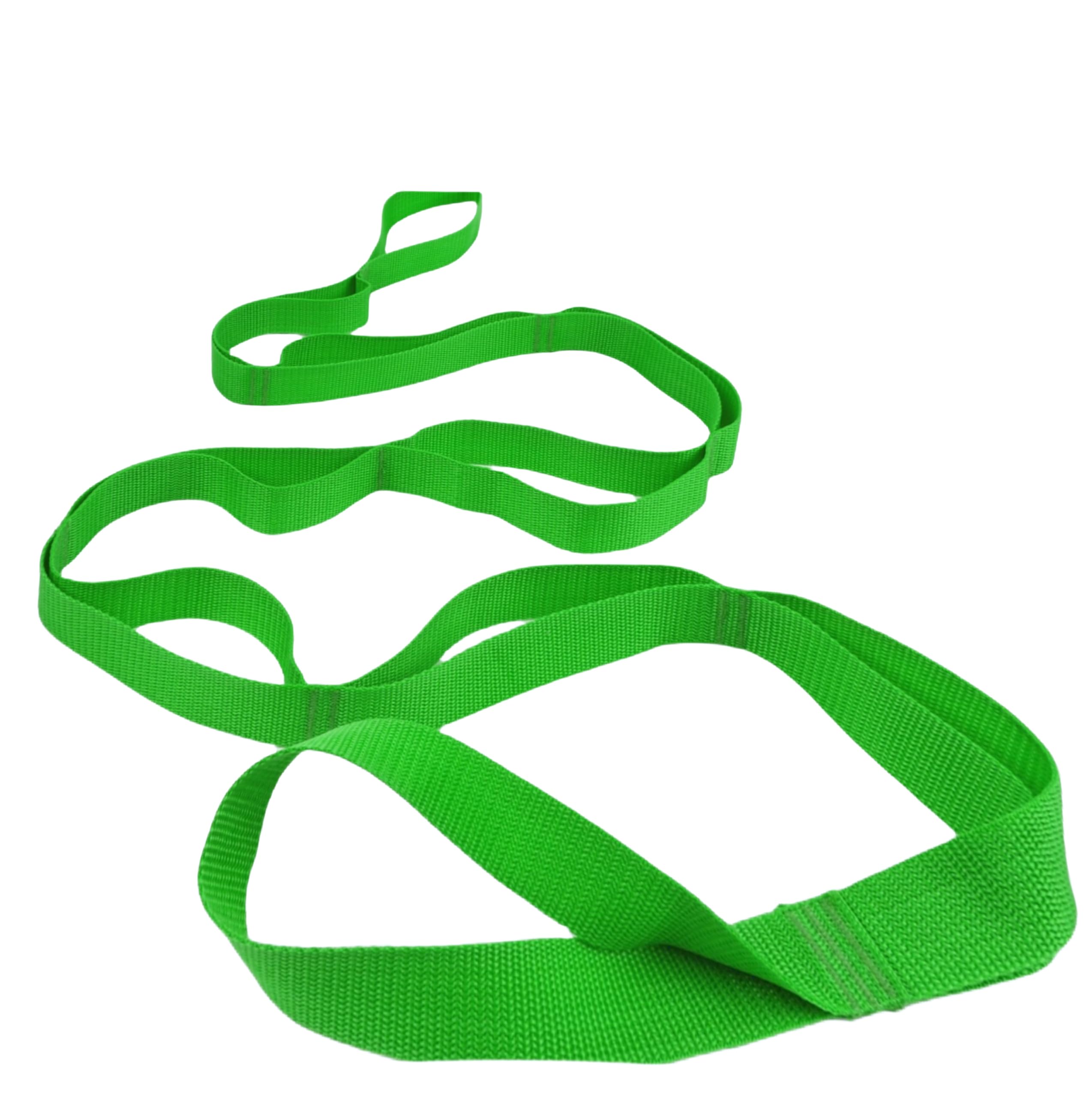 Yoga Strap Stretching Strap with exercise book physical therapy equipment Stretch Band Rehab Multi-Loop Strap Nonelastic Exercise Strap for Pilates, Dance and Gymnastics-image-22