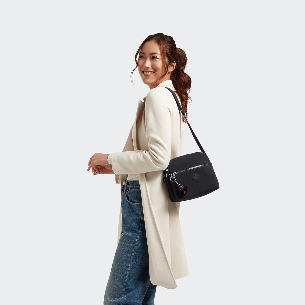 Amazon | Kipling レディース Keefe ナイロントリプルエントリークロス