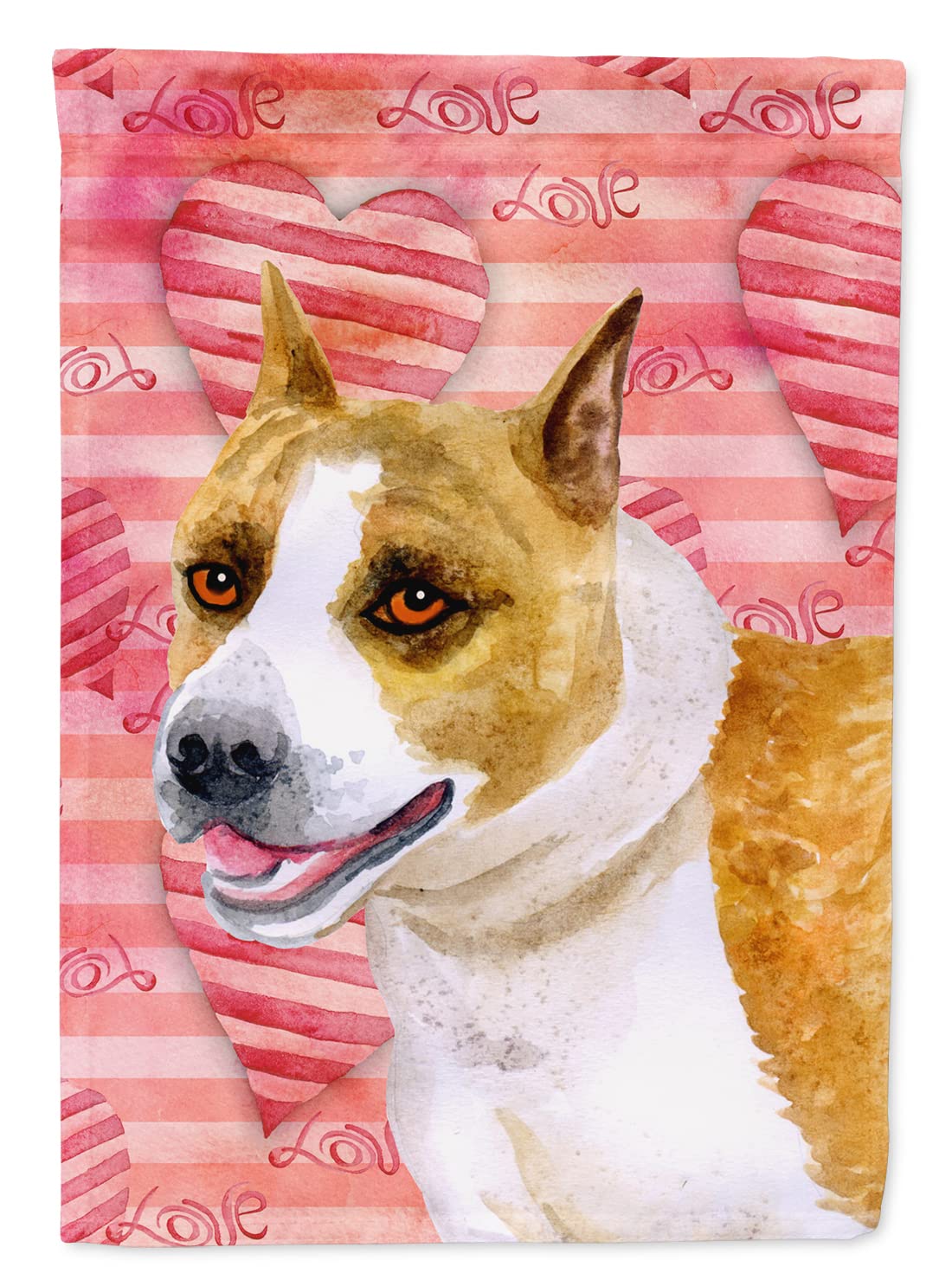 Drapeau American Staffordshire de grande taille pour décoration de jardin extérieur