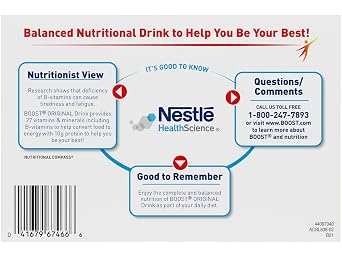 Boost Original Complete Nutritional Drink, Vanilla Delight (6 count (Pack of 1))