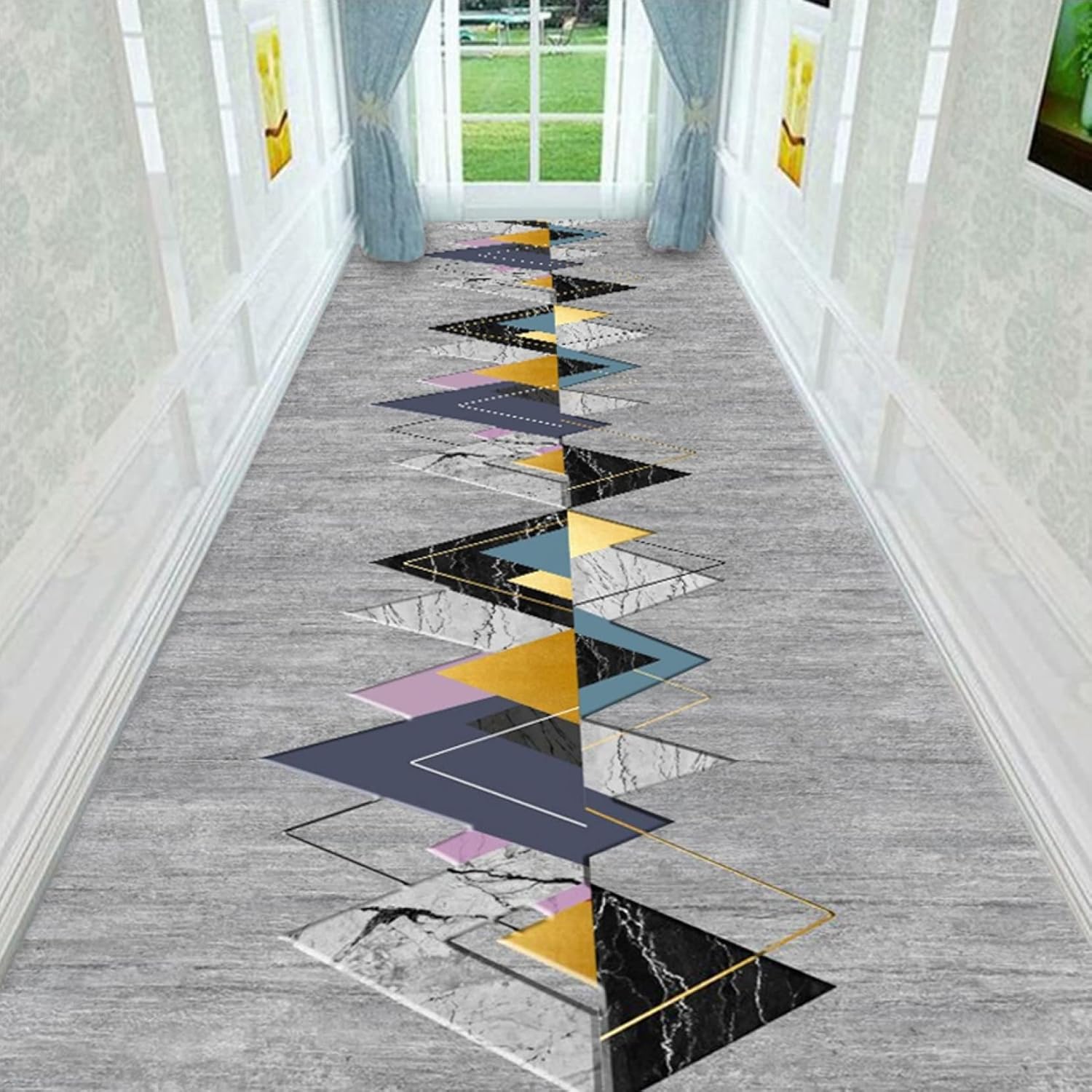 玄関マット 泥落としマット 屋外 室内 滑り止め ラグカーペット 廊下マット 業務用 家庭用 キッチンマット 洗える ラグ 90*2