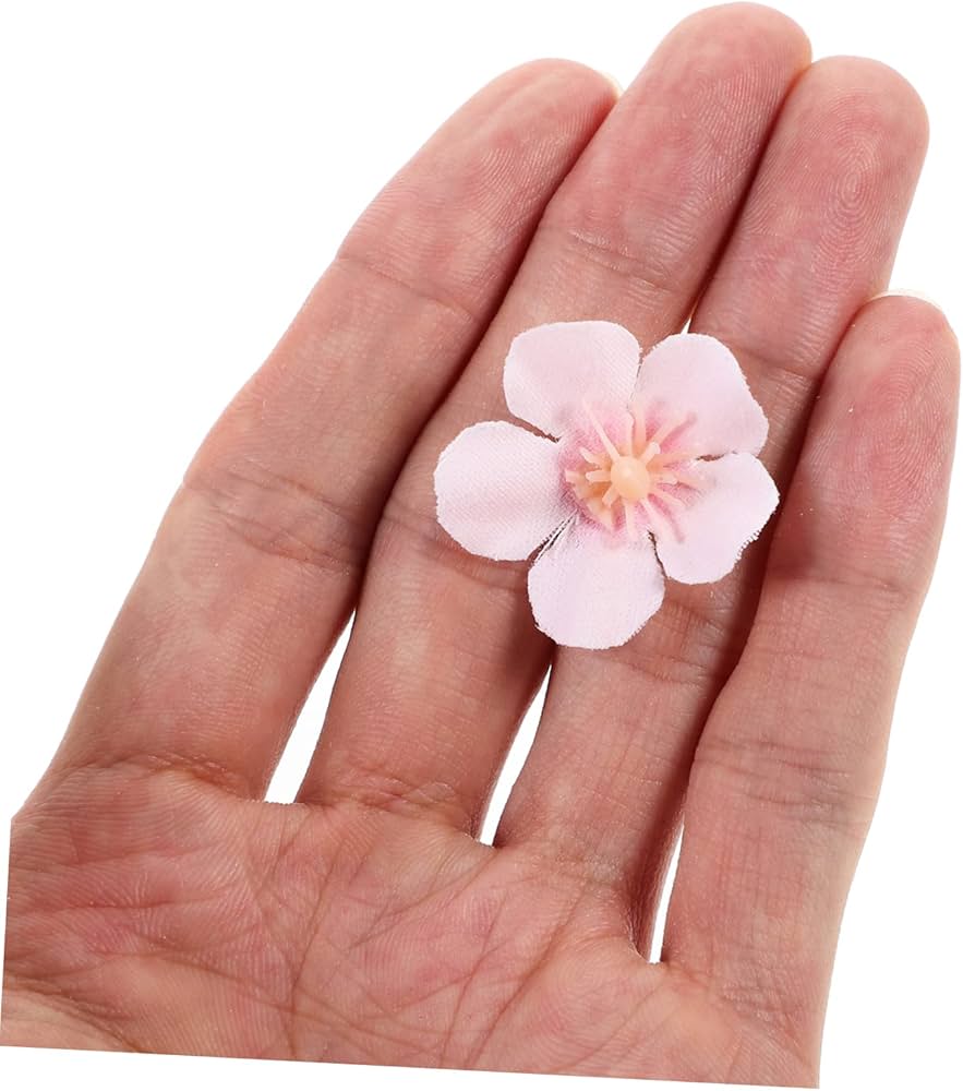 Amazon.co.jp: Yardenfun 1 桜の花びら 桜の花飾り リアルな花の頭