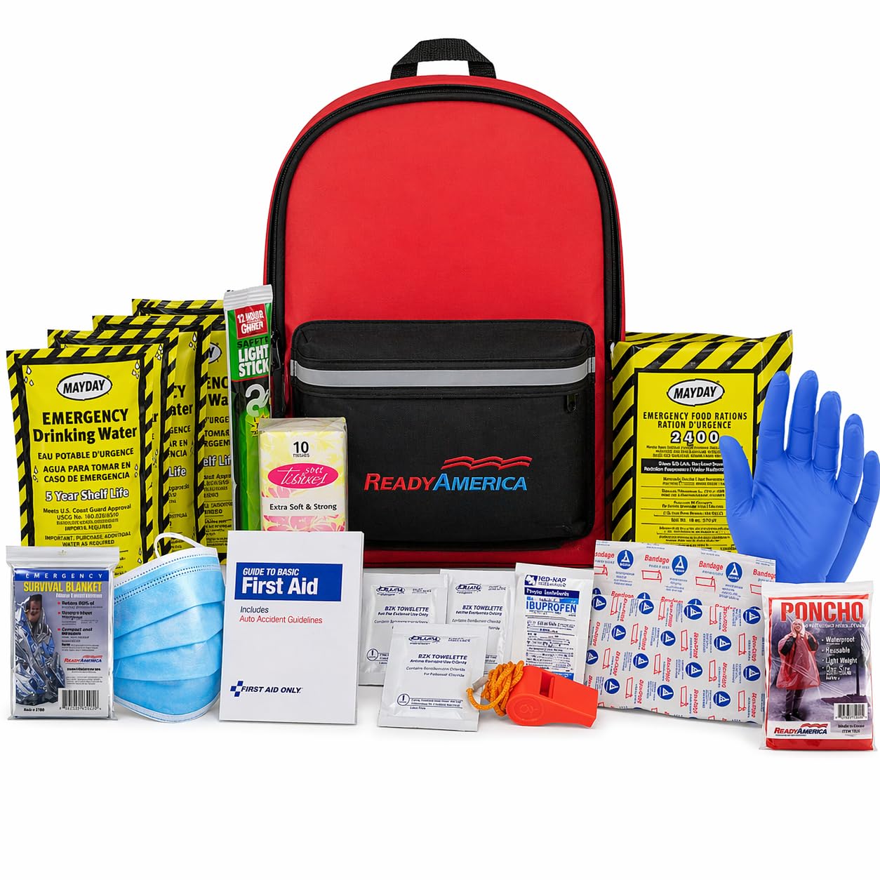 Amazon.com: Ready America 70180 72 Hour Emergency Kit, 1-Person, 3