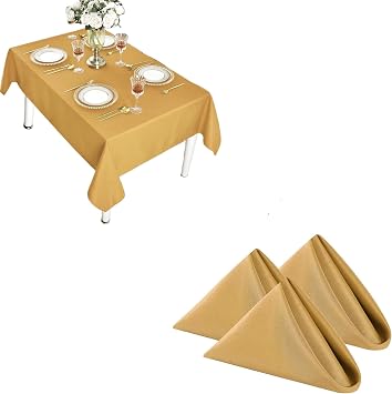 Tablecloth Bundles with Clorh Napkins 6 Pack