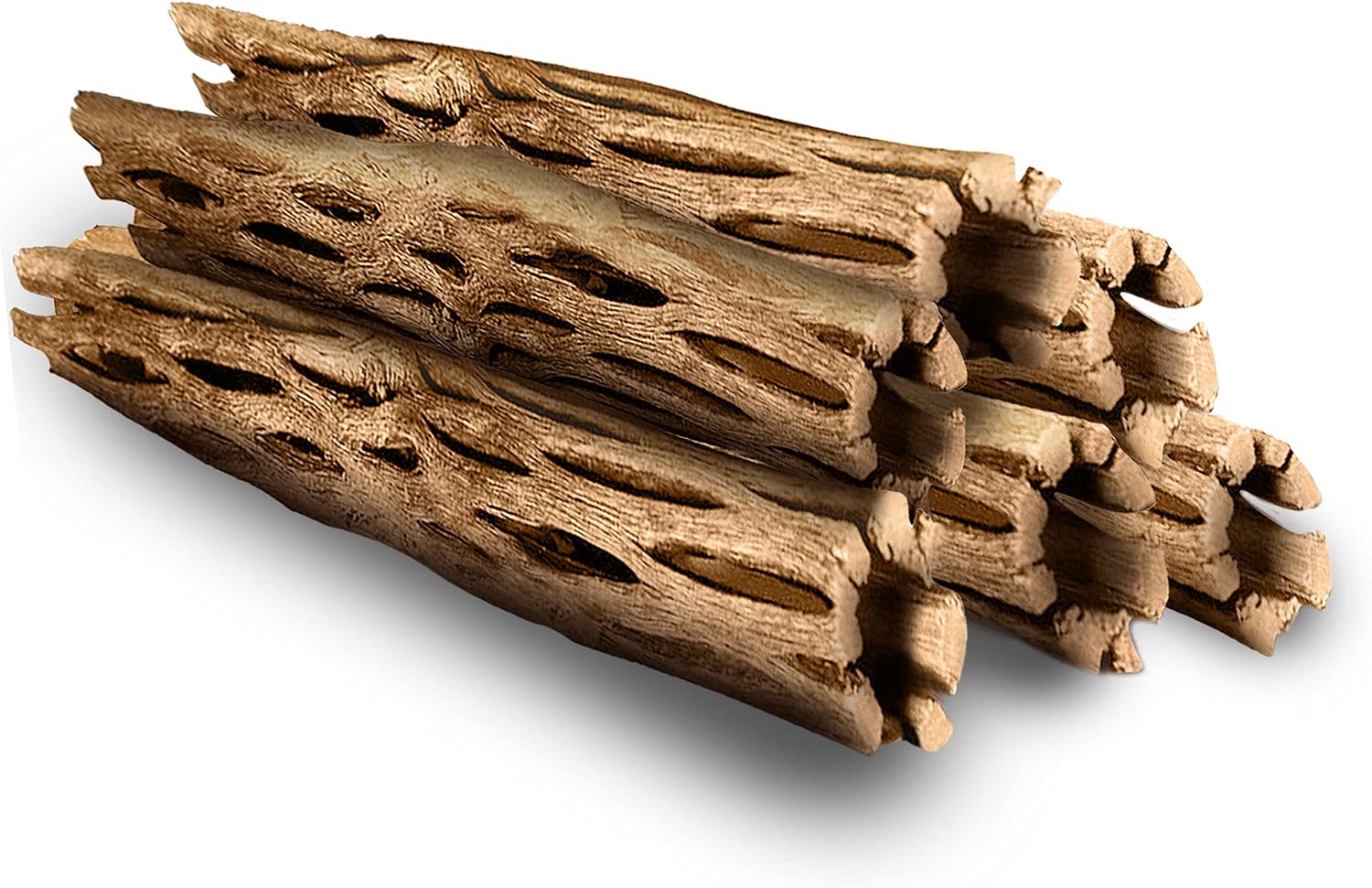 SunGrow Cholla Wood, 5 Inches Long, Aquarium Decoration and Chew Toys for Small Pets, Artistic Home-Decor, Long Lasting Driftwood, 6 Pieces (6 Pieces)