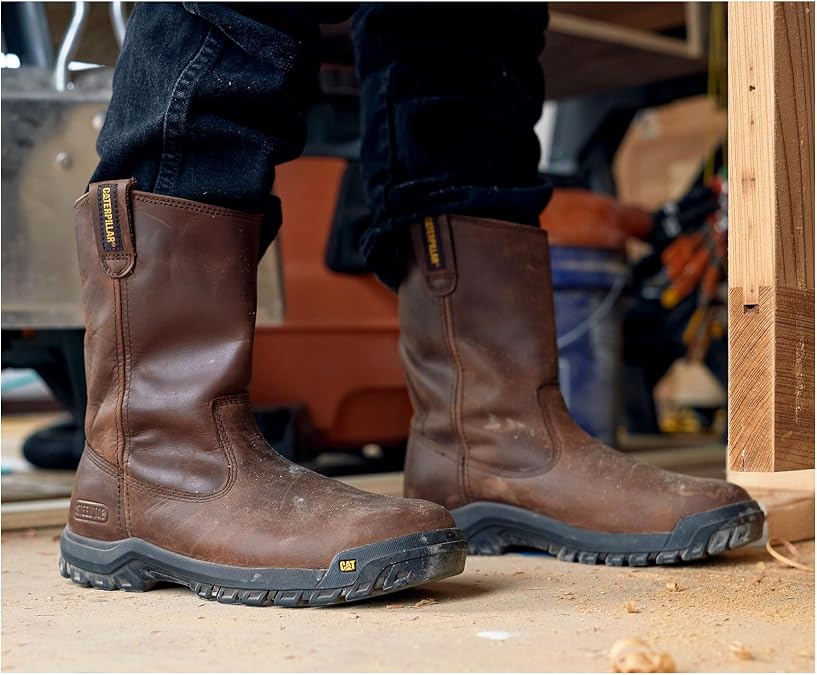 CAT Men's Drawbar Steel Toe Work Boots