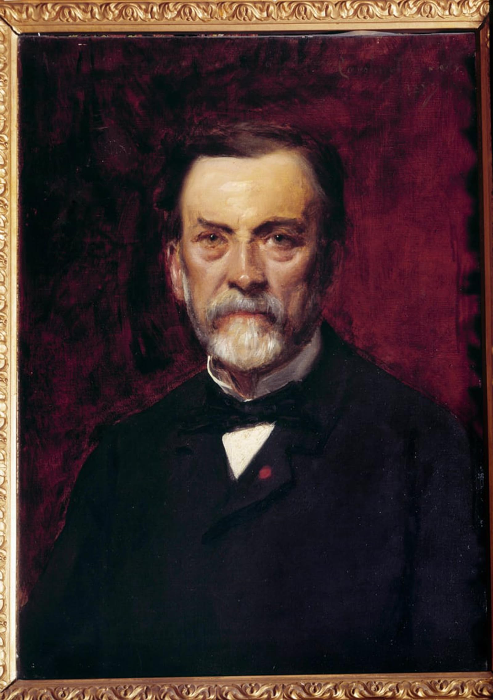 POSTERIIk Vintage Print Pop Art Landscape Artwork Portrait of Louis Pasteur Painting by Charles Emile Auguste Carolus Duran Art Prints for Office Home Decor 60x90cm