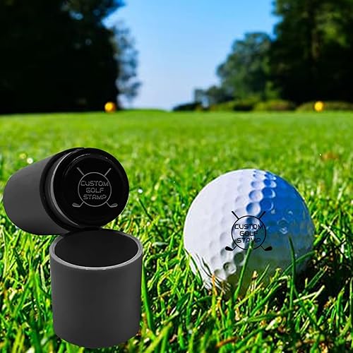 Miniatura 5 de ubjva Sello de pelota de golf, marcador de pelota de golf personalizado para identificar pelotas de golf, reutilizable, sello de bola autoentintado,