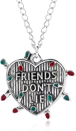 KEGUMINGX Strange Necklace Things Necklace Charms Necklace Jewelry Halloween Cosplay Merchandise for Teen Girls Boys Christmas Birthday Gift