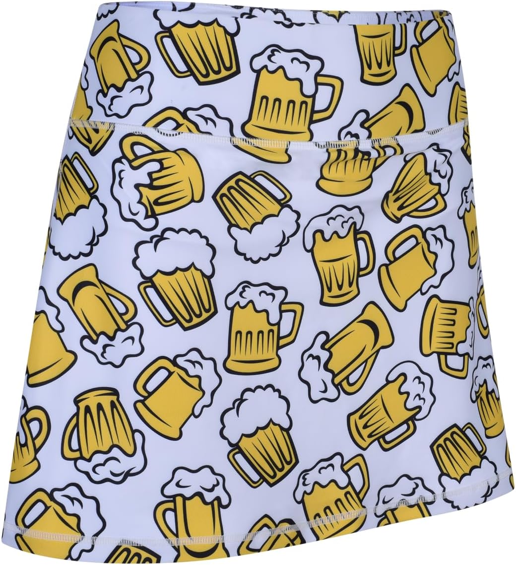 ReadyGOLF Beer Me Ladies Active Skort