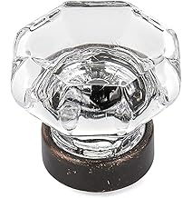 Richelieu Hardware 10074BORB11 Montreuil Collection 1 3/8-inch (35 mm) Crystal and Oil-Rubbed Bronze Eclectic Cabinet and ...