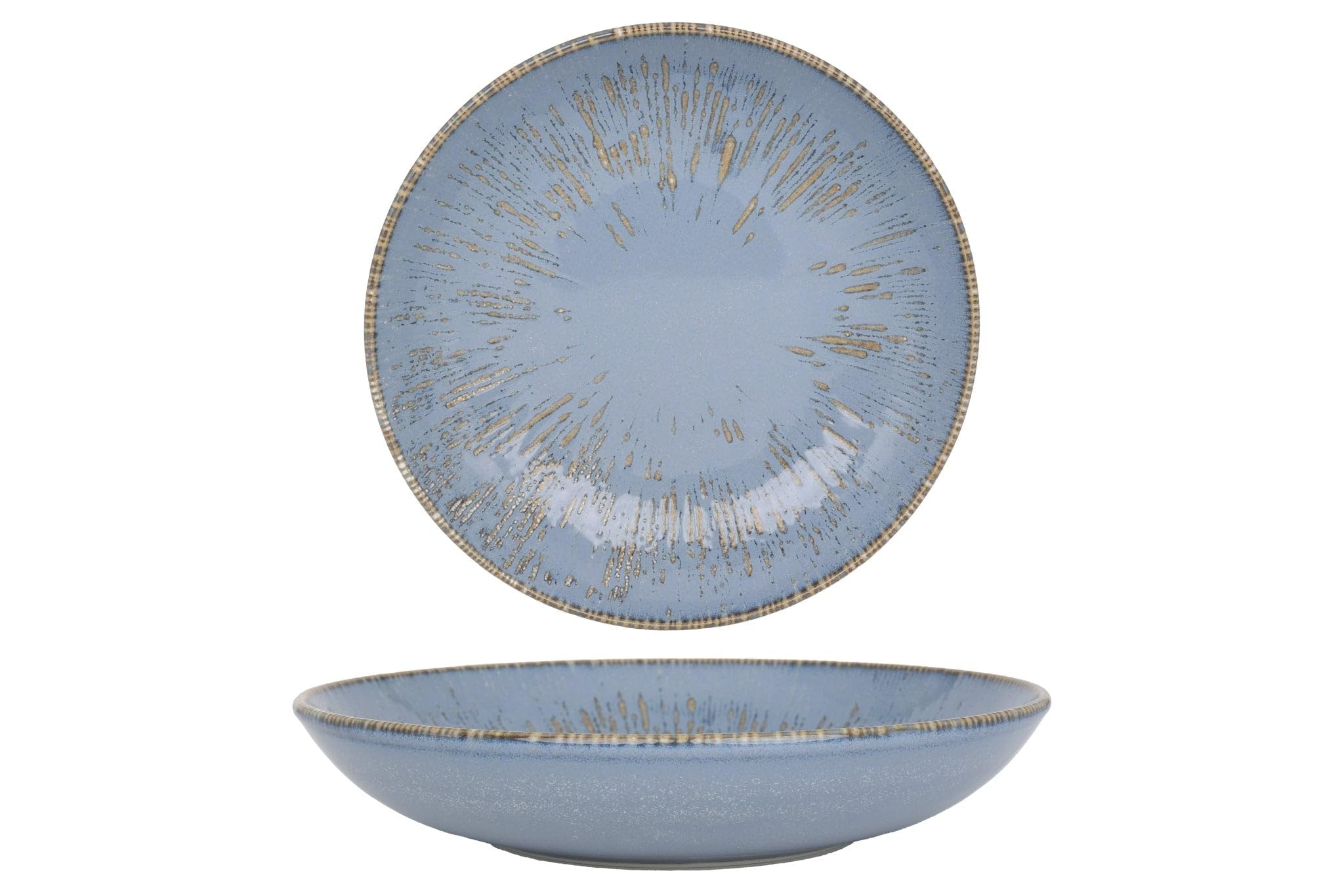 Bonna Talerz głęboki - Sky Snell - Porcelana - 23 cm 1000cc - zestaw 6 sztuk