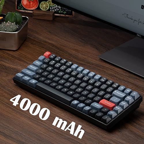 Miniatura 2 de Keychron K2 Pro - Teclado mecánico inalámbrico personalizado 75% de diseño, compacto, 84 teclas intercambiables en caliente, QMKVIA programable