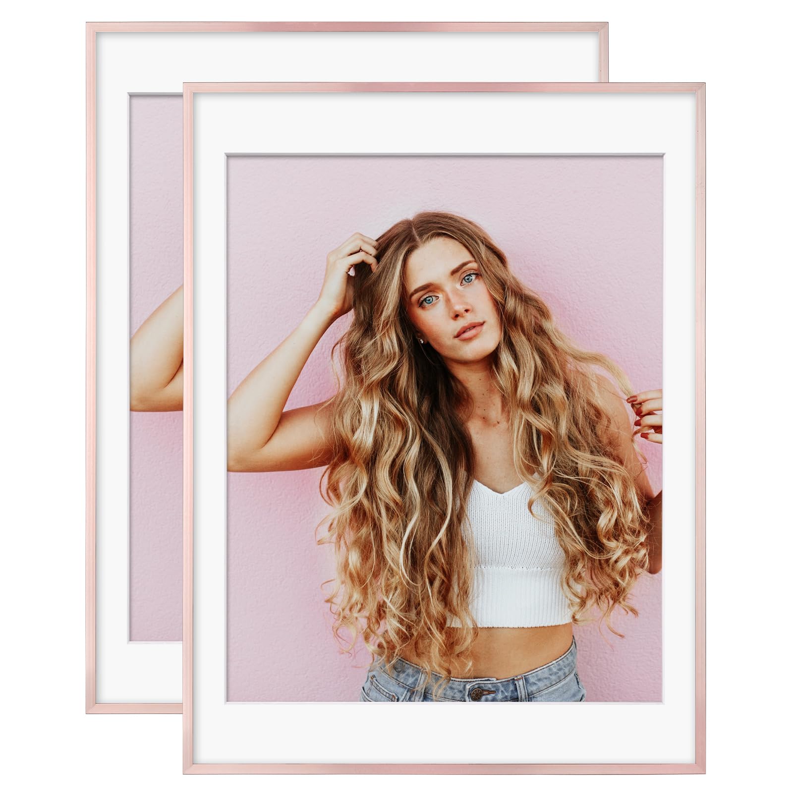 Cadre photo aluminium Egofine incassable en plexiglas pour sécuriser vos murs