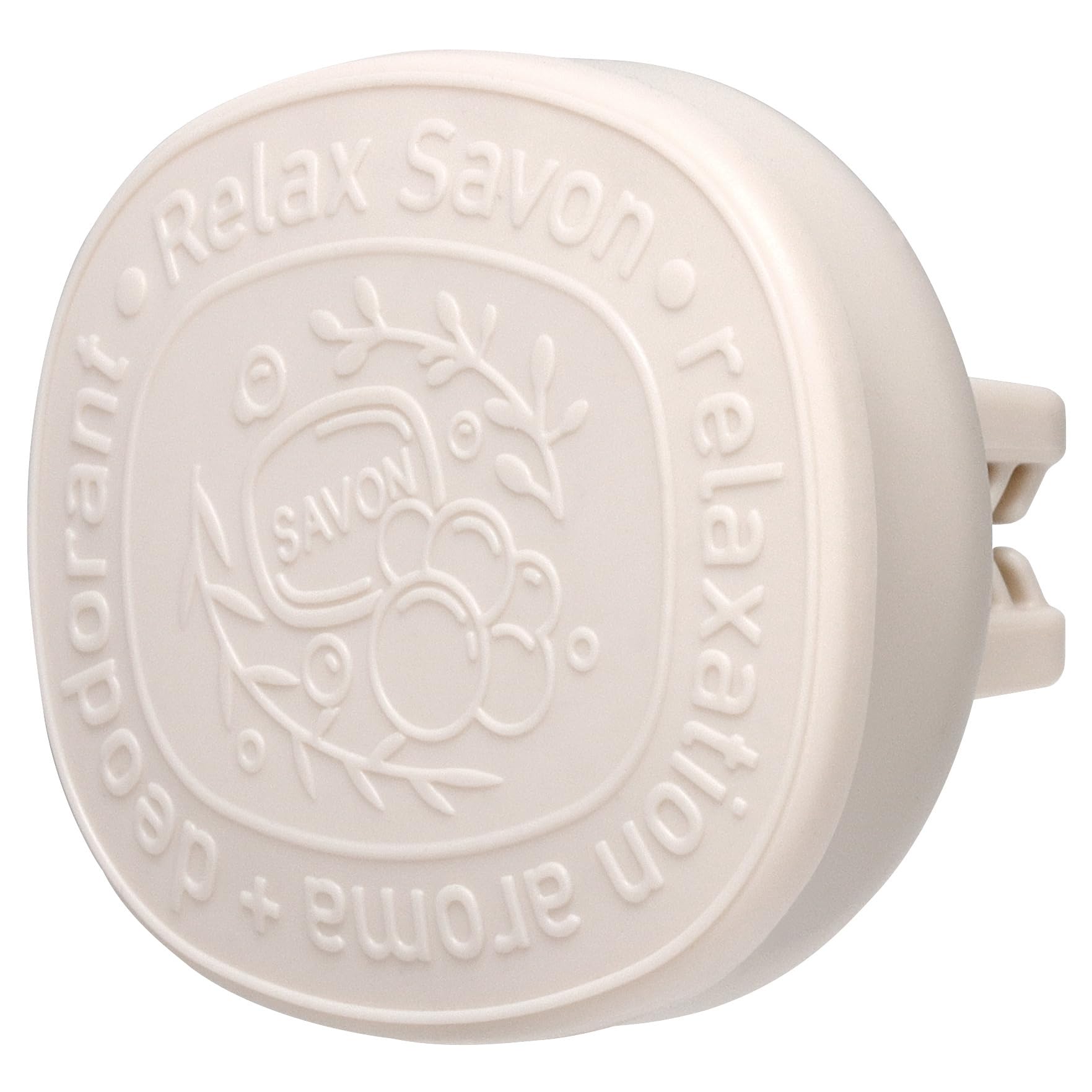 Carmate Vehicle Deodorizer and Air Freshener - Air Conditioner Outlet Clip [Rose Soap] - Relax Soap Clip [Pleasant Soap-like Scent] H1681 クリップタイプ Air Conditioner Clip