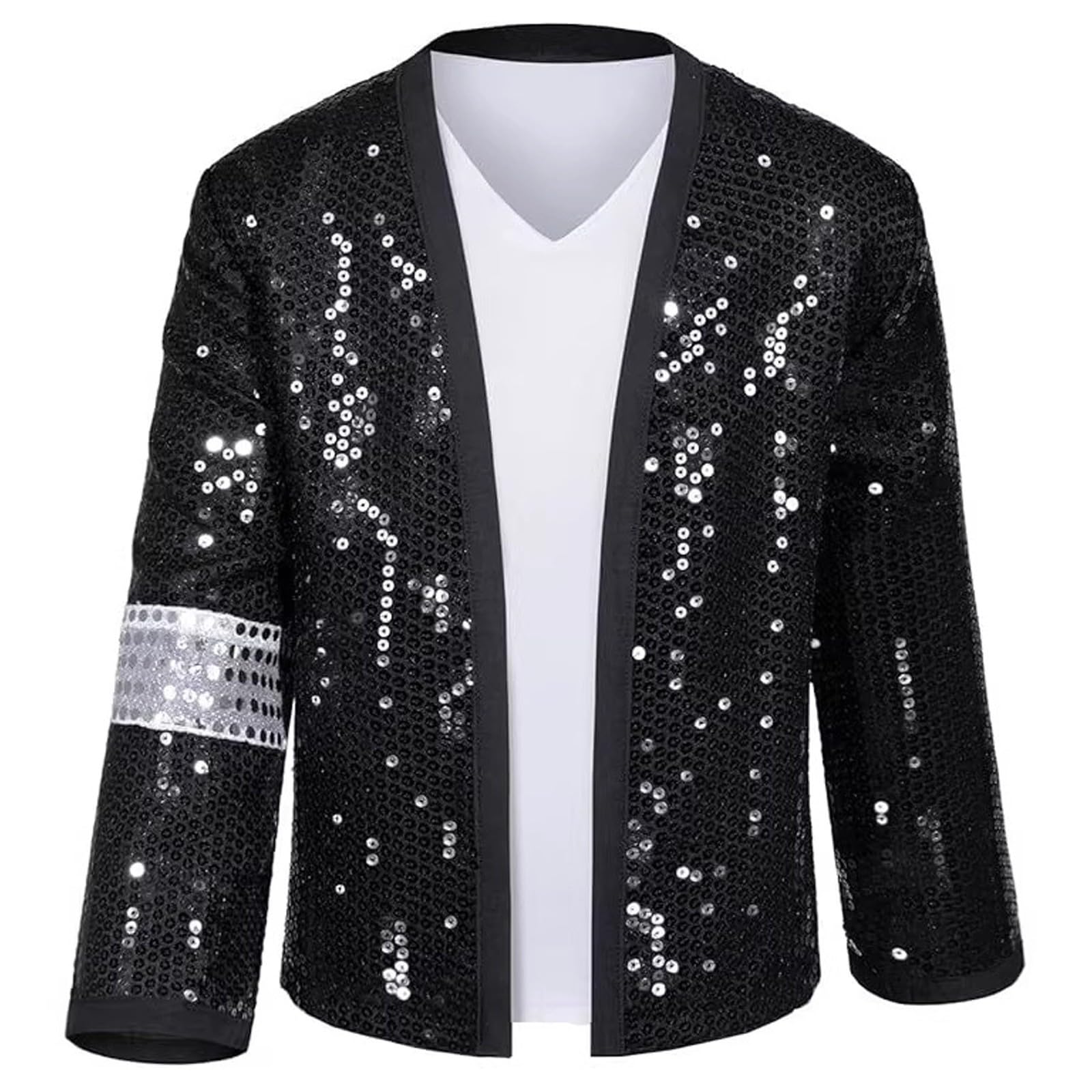 Generico Accessori per costume da pop star per bambini, ballerini anni '80, set cosplay con jazz, discoteca, pop star, costume per la Giornata mondiale del libro