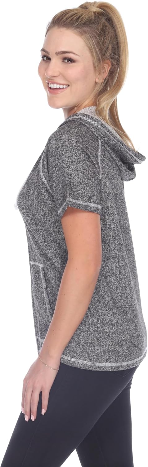 Zip Hoodie Women Cotton Blend Hoodie Zip Up Pocket Sleeve Jacket，Comfortable for Everyday Wear - Image 3