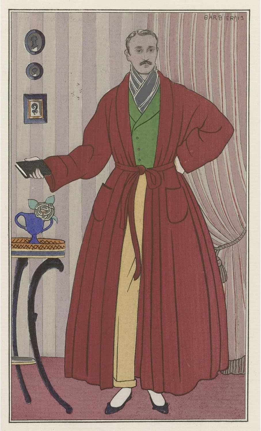 ArtDirect Journal of Ladies and Fashions; the Fashion Illustrators. (1913) Unframed Art Print Giclee Poster by George Barbier - Ready for Framing with Customization Sizes 6x10, 8x14, 12x20, 22x36, 29x48 and 36x60 inches
