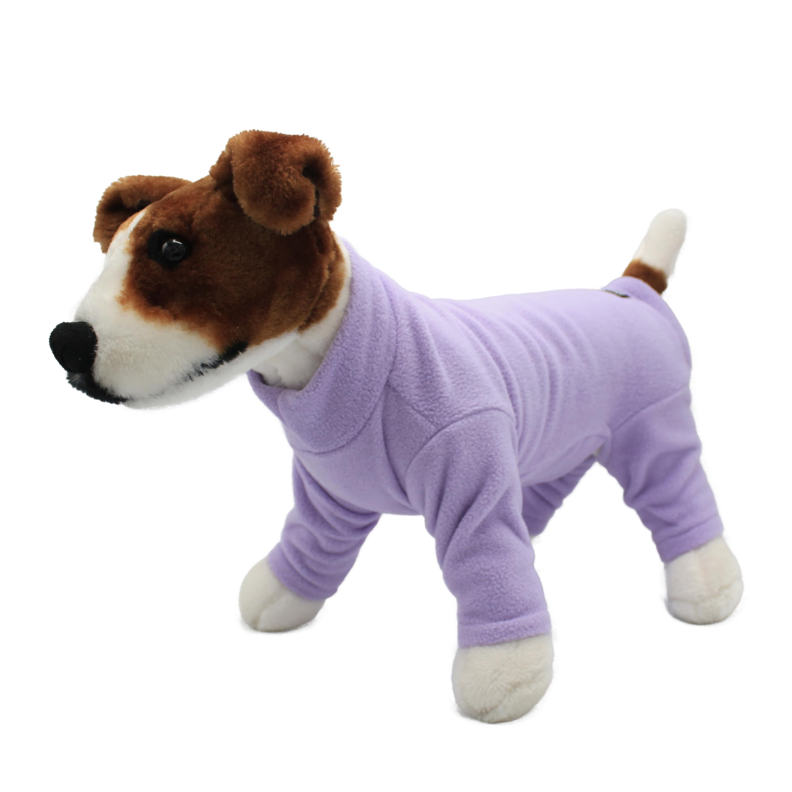 Warm Four-Legged Dog Fleece - Super Soft, Weather-Resistant (Lilac, X-Small) - Image 2