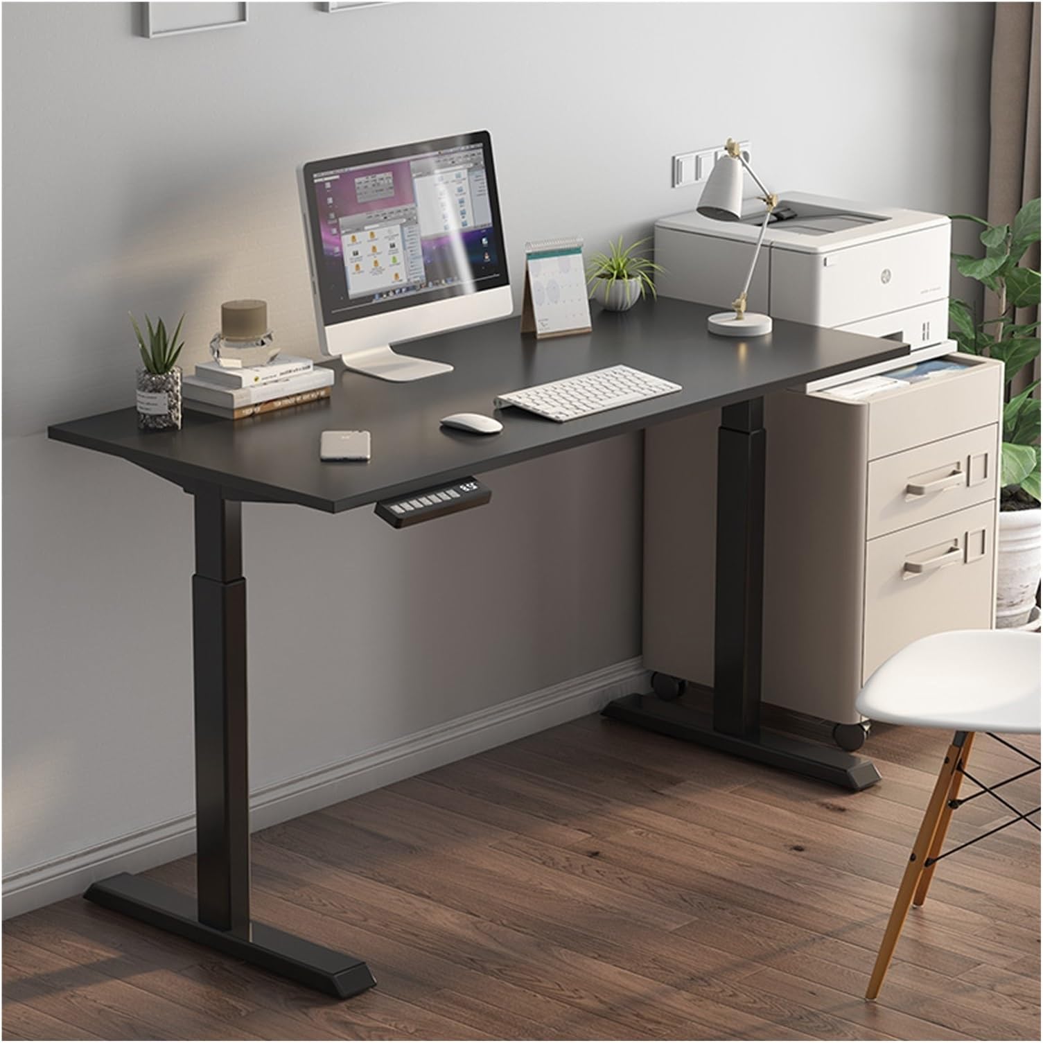 Study Writing Table PC Desks Electric Lift Table Standing Smart Office Workstation Modern minimalist Desktop Computer Laptop Table Home Study Desk Study Desk Work Desk for Home Office(D,1.2 meters)