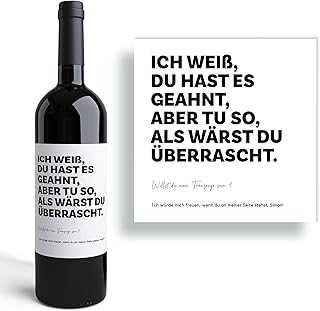Trauzeuge I Personalisiertes Weinetikett I Hochzeit I Bräutigam I Geschenk I Trauzeuge fragen I Hochzeitsplanung I Klebeetikett I Wedding
