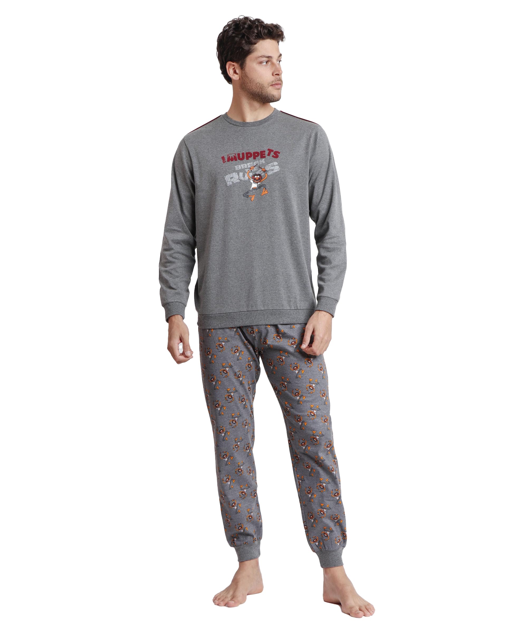 Disney Pijama Manga Larga Animal Break The Rules para Hombre