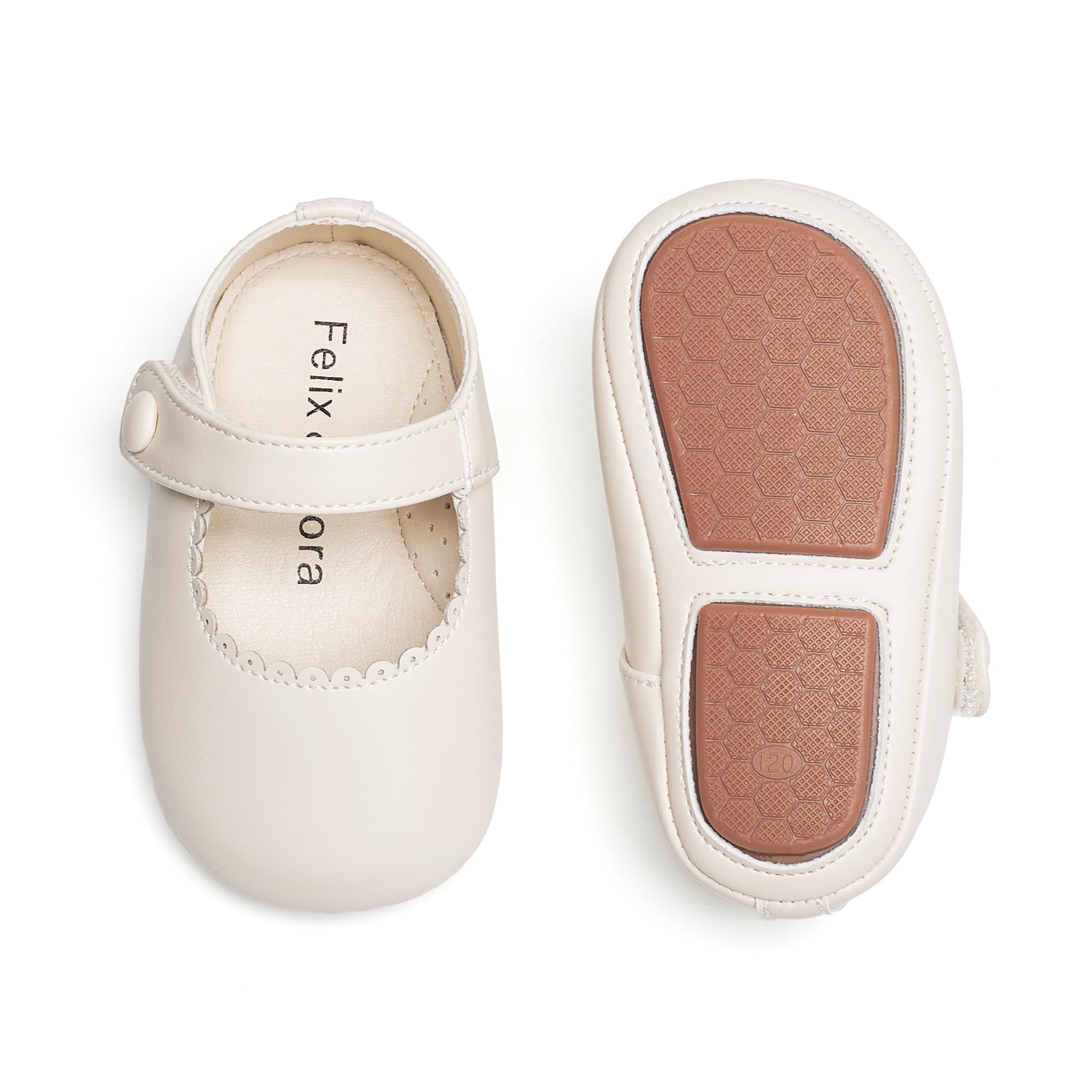 Soft Sole Baby Dress Shoes - Infant Baby Walking Shoes Moccasinss Rubber Sole Crib Shoes