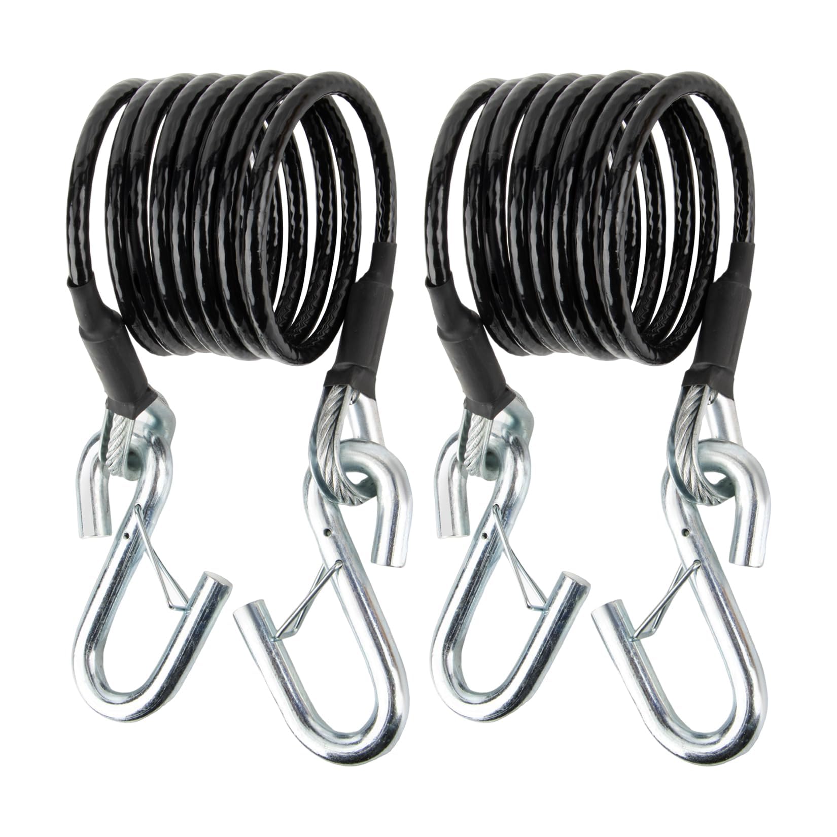 PSLER Safety Cable kit with S-Hooks Replace BX88196 7FT 7500lbs 2PCS 84"