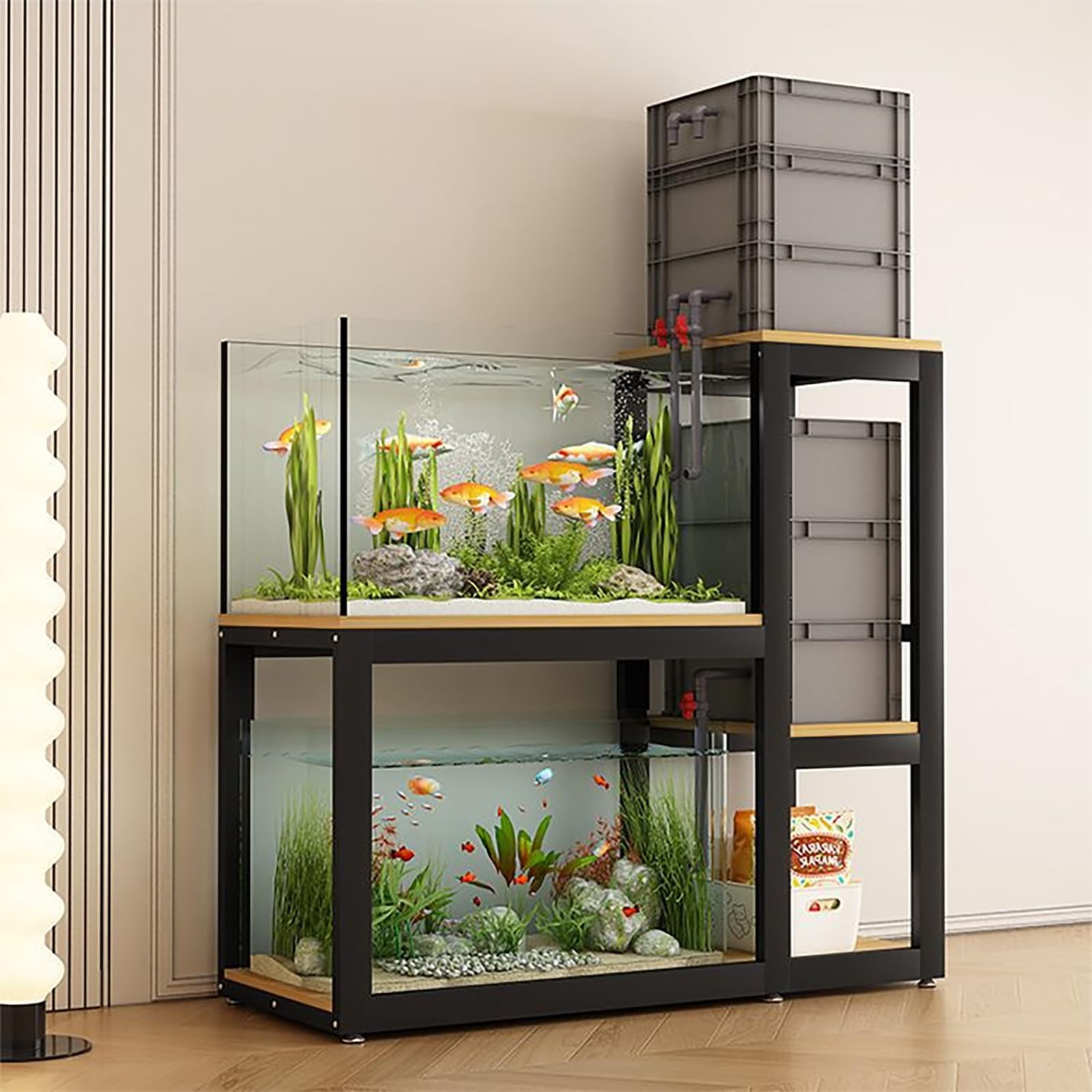 水槽台 120cm 引き取り限定 水槽台 アクアキャビ セレネ (ブラック) 120 アクアシステム