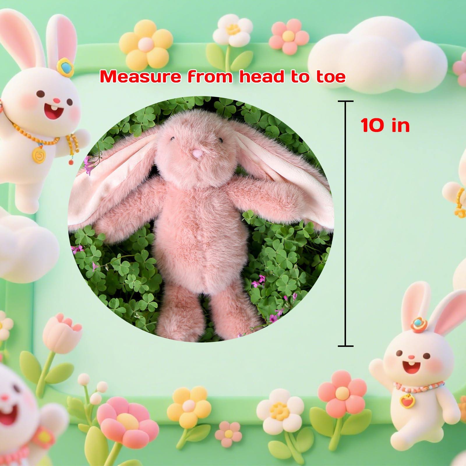 DRAJOIN Personalised Bunny Stuffed Animal - Image 4