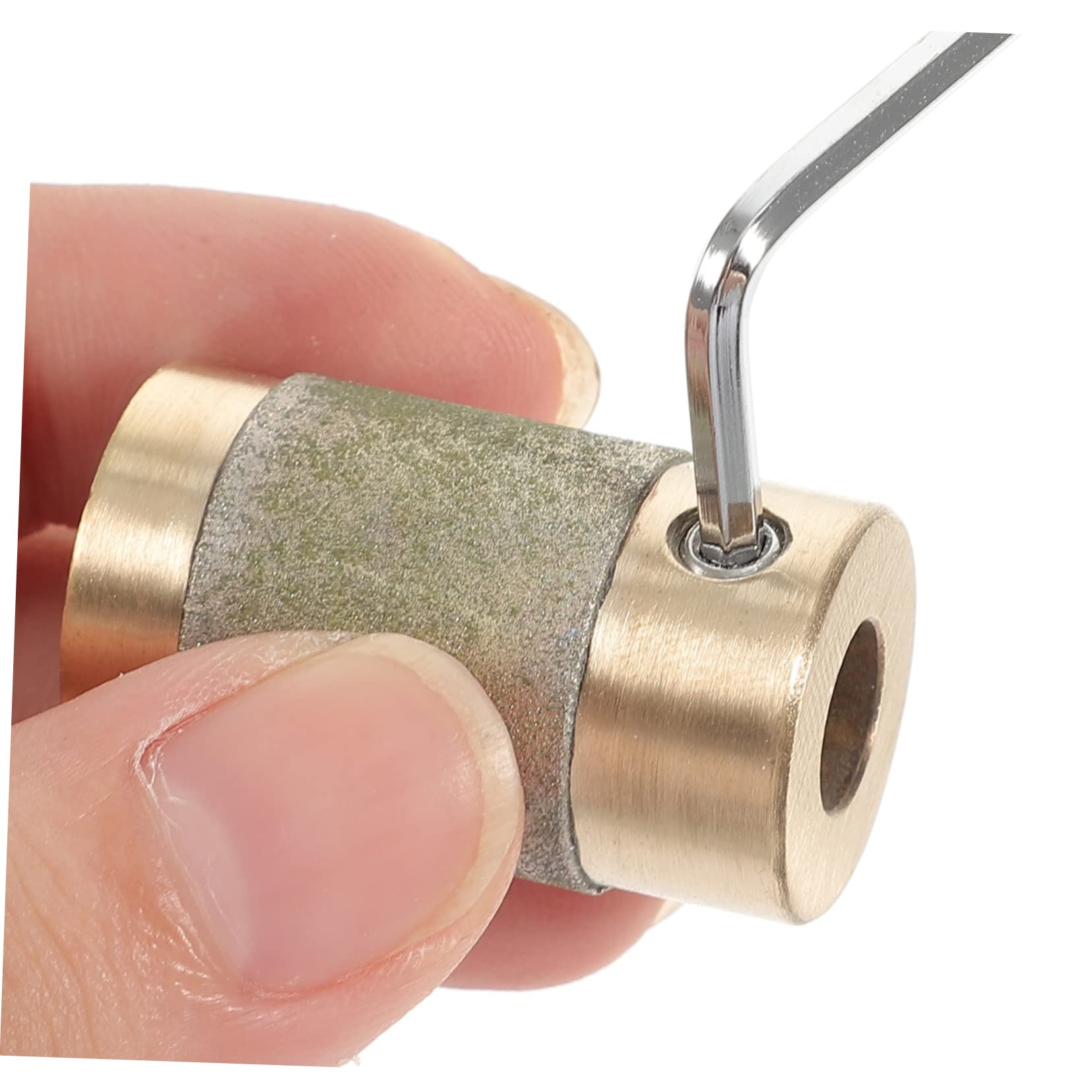 DOITOOL 5pcs Glass Ceramics Tools Ceramic Tools Stained Glass Supplies Glass Abrasive Tool Glass Grinding Wheel Stained Glass Drill Bits Electrical Tools Diamond Copper Accessories