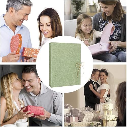 Miniatura 9 de AIOR Álbum de recortes de 11 x 8.3 pulgadas, 60 páginas para fotos de 3 x 5, 4 x 6, 5 x 7, 6 x 8, regalo ideal para cumpleaños, Navidad, álbumes de