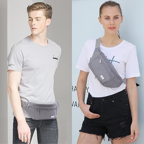 Miniatura 9 de TINYAT Cangurera de viaje con bolsillo para la cintura, súper ligera para caja de cajero de viaje, kit de herramientas T201, Negro2003, m