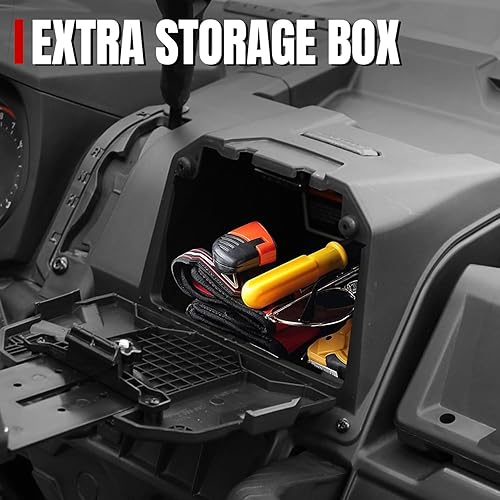 Miniatura 2 de A & UTV PRO Soporte para tableta para 2016-2024 Can Am Defender HD5 HD8 HD10, soporte de teléfono para dispositivo electrónico con caja de