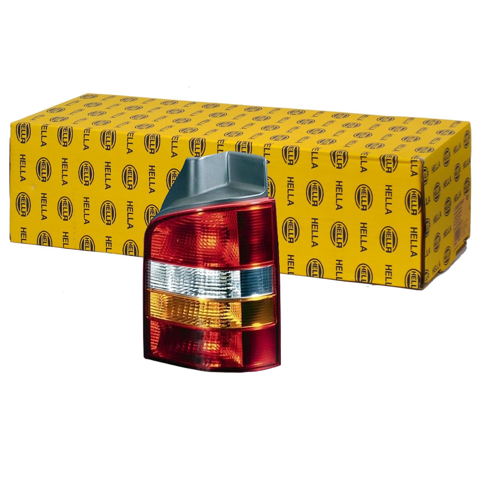 HELLA 2Sk 008 579-101 Feu Arrière - Illumination - Jaune/Limpide/Rouge - Ece - Droite