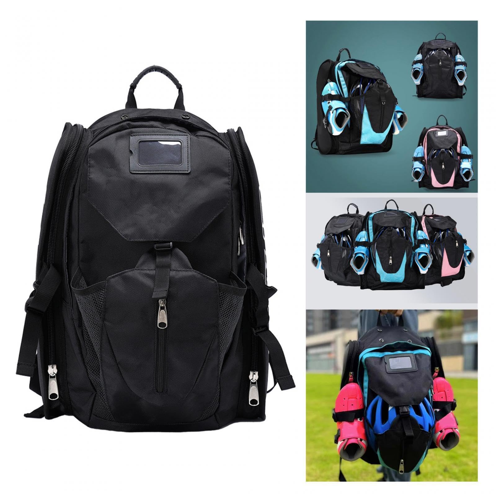 Aufbewahrungstasche für Rollschuhe, professionelle | Eislaufschuhtasche, verstellbarer Schultergurt, Organisation der Rollschuhausrüstung, professionelle Speedskating