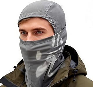 Ski Mask Base Layer, Color Changing Balaclava, Balaclava Color Changing, for use as an Inner Layer, Colour-Changing (Grey)