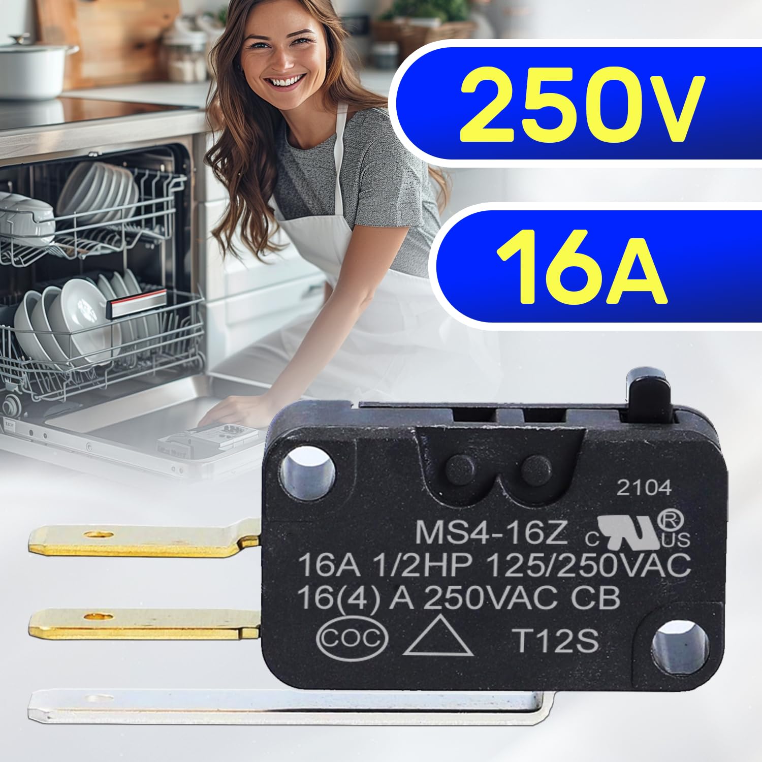 Sensore di Trasparenza Acqua per Lavastoviglie con Codice Originale 461972618901 480140101529 per Whirlpool per Bauknecht C00311067 per Indesit per Ariston - MADE IN ITALY - MONTERAL