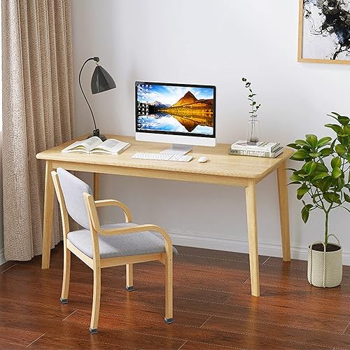 Miniatura 7 de Suiwotin 12 tapas cuadradas de goma para patas de silla, de 1-12 x 1-12 pulgadas, fundas de goma cuadradas negras para muebles, mesa, silla, patas