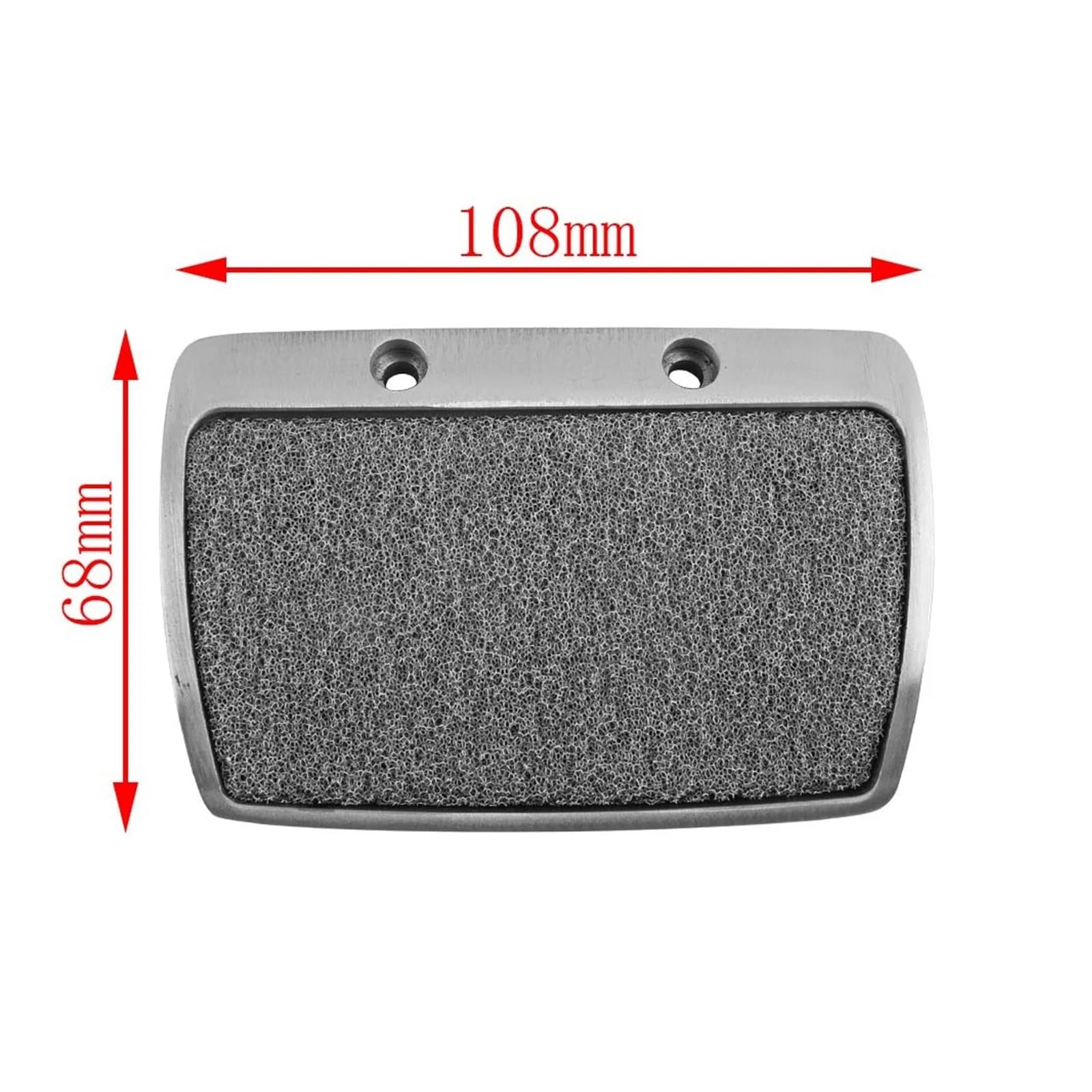 PEDALI FRENO FRIZIONE Universale MT AT Poggiapiedi per auto Acceleratore Pedana Acceleratore Freno Frizione Pedale Pedale freno per auto Pedale Per Auto (Misurare : AT Car)