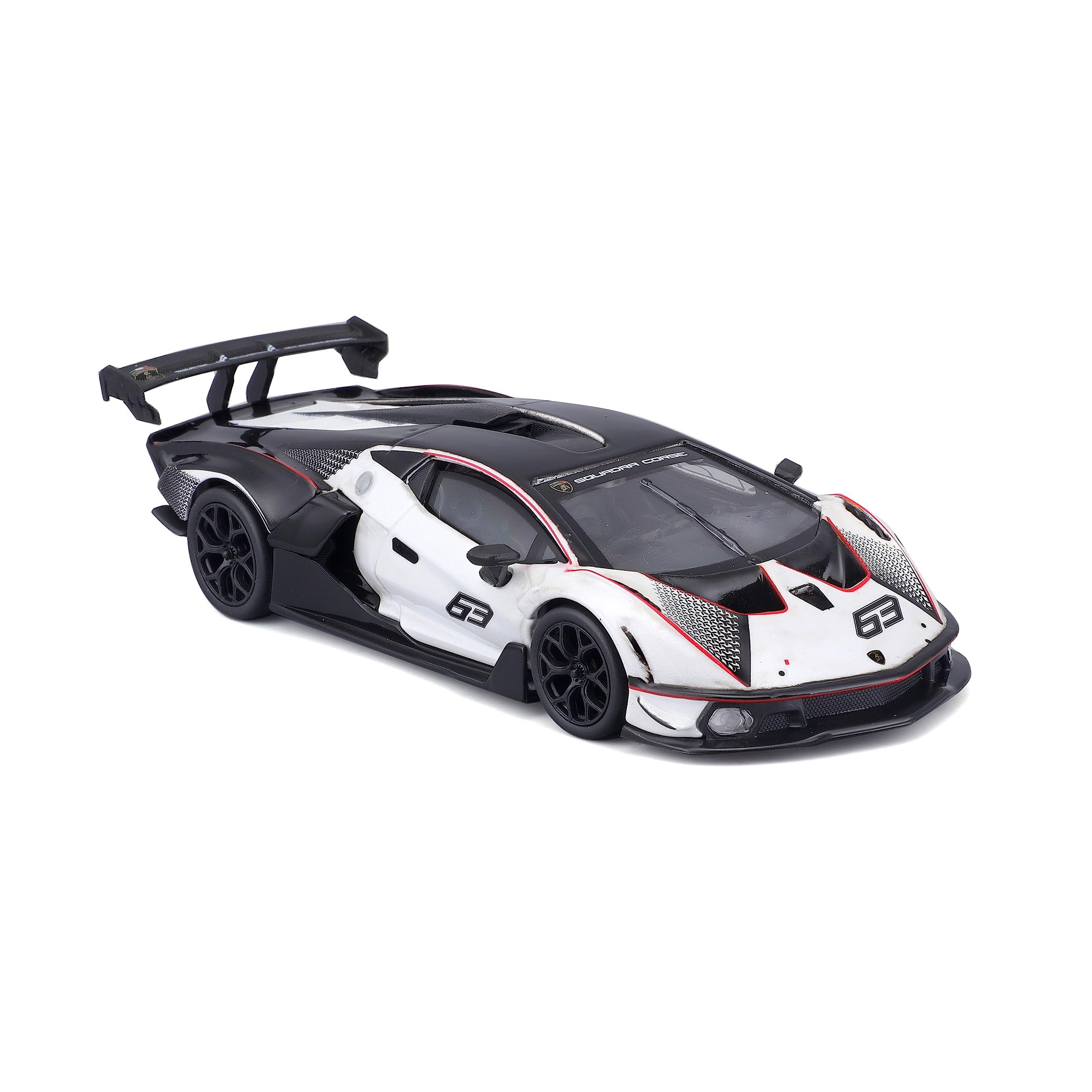 Bburago LAMBORGHINI ESSENZA SCV12-1:24 Scale - Incredibly Detailed Die-Cast Replica Collectible Super Car, White - Image 3