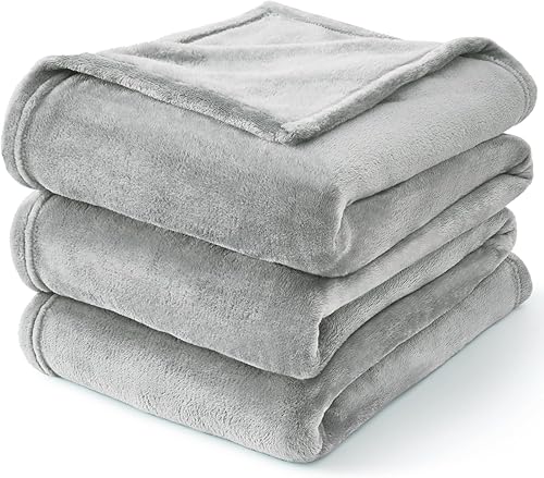 Miniatura 94 de BEDELITE Fleece Blanket White Throw Blanket for Couch & Bed, Luxury Plush Cozy Fuzzy Blanket 50" x 60", Super Soft Warm Lightweight Throw Blanket