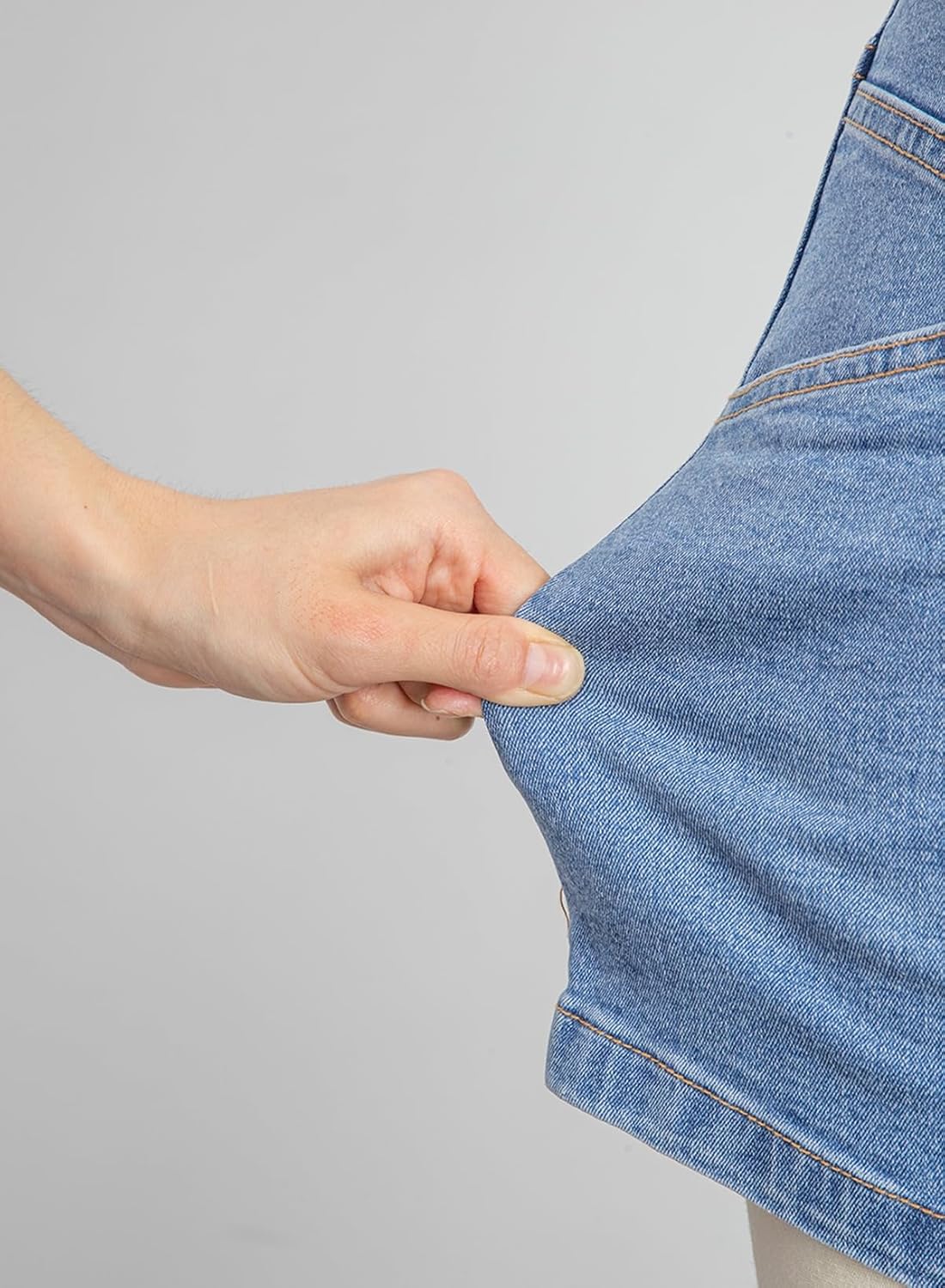 Sidefeel Women's Jean Shorts High Waisted Stretchy Summer Denim Shorts with Pockets - Image 7